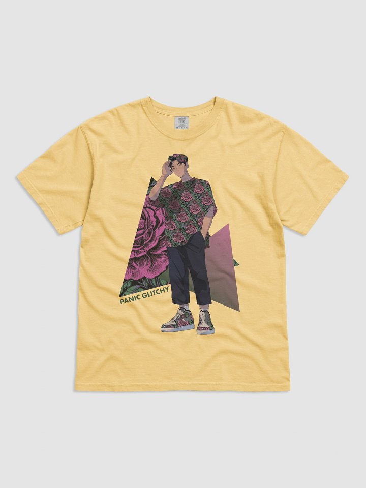 Patterned Ikimen Pink Rose Tee product image (81)