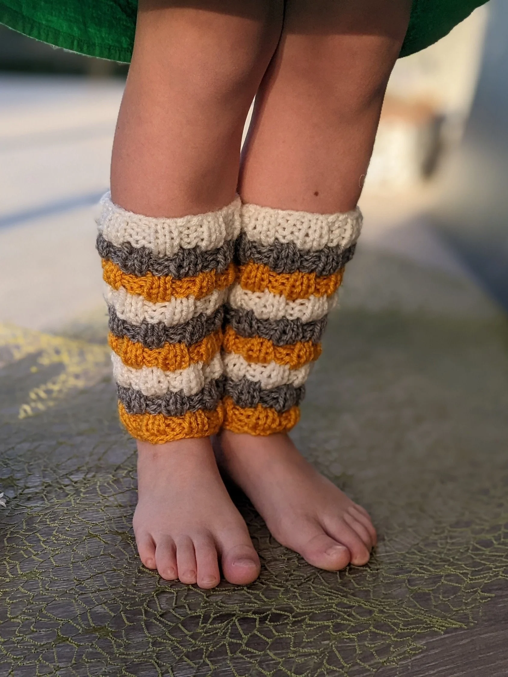 Baby Knit Leg Warmers Pattern: 12-24 Months product image (1)