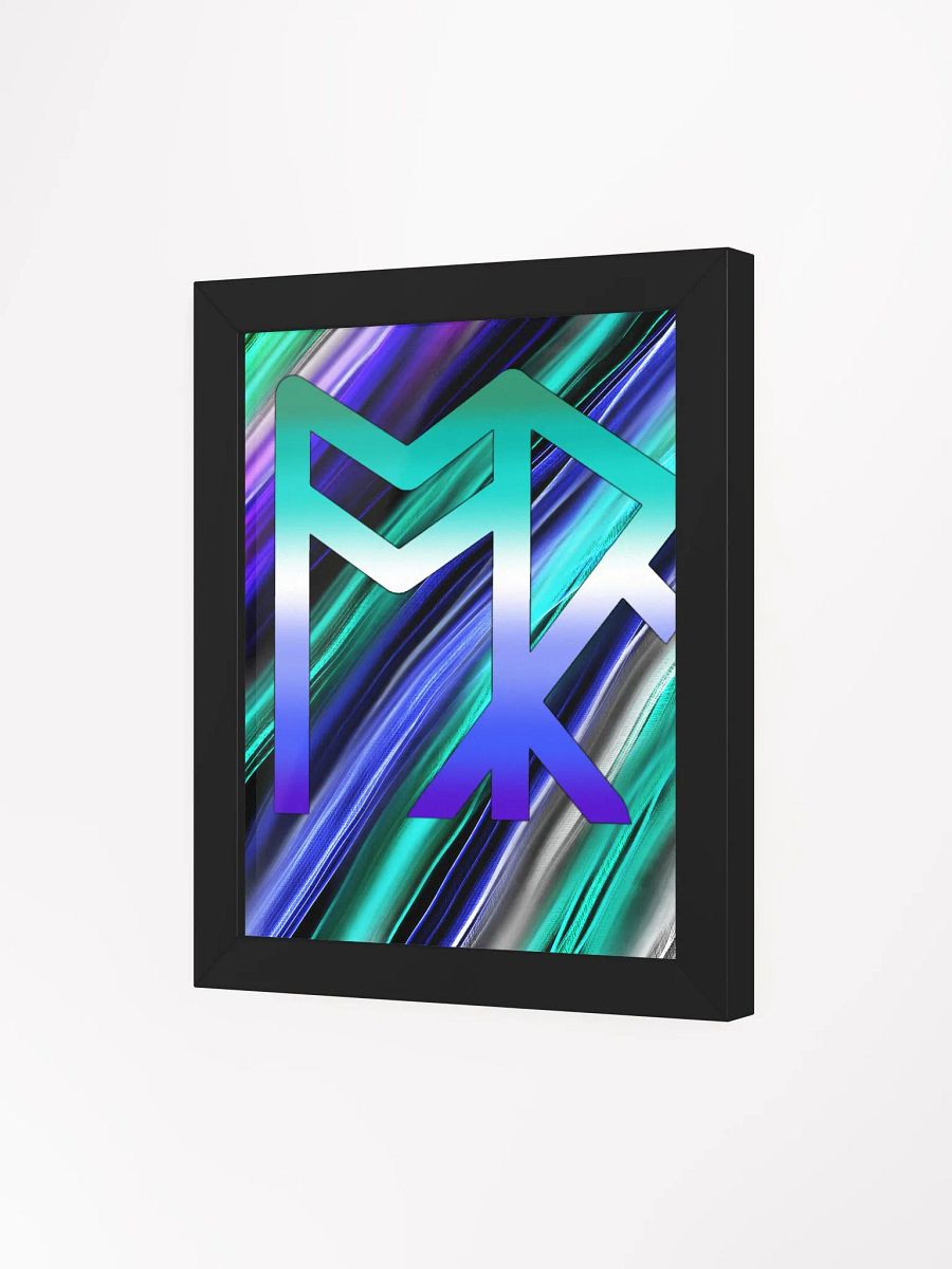 ToRk Rune Framed High-Quality Matte Poster (Gay Tones) product image (29)