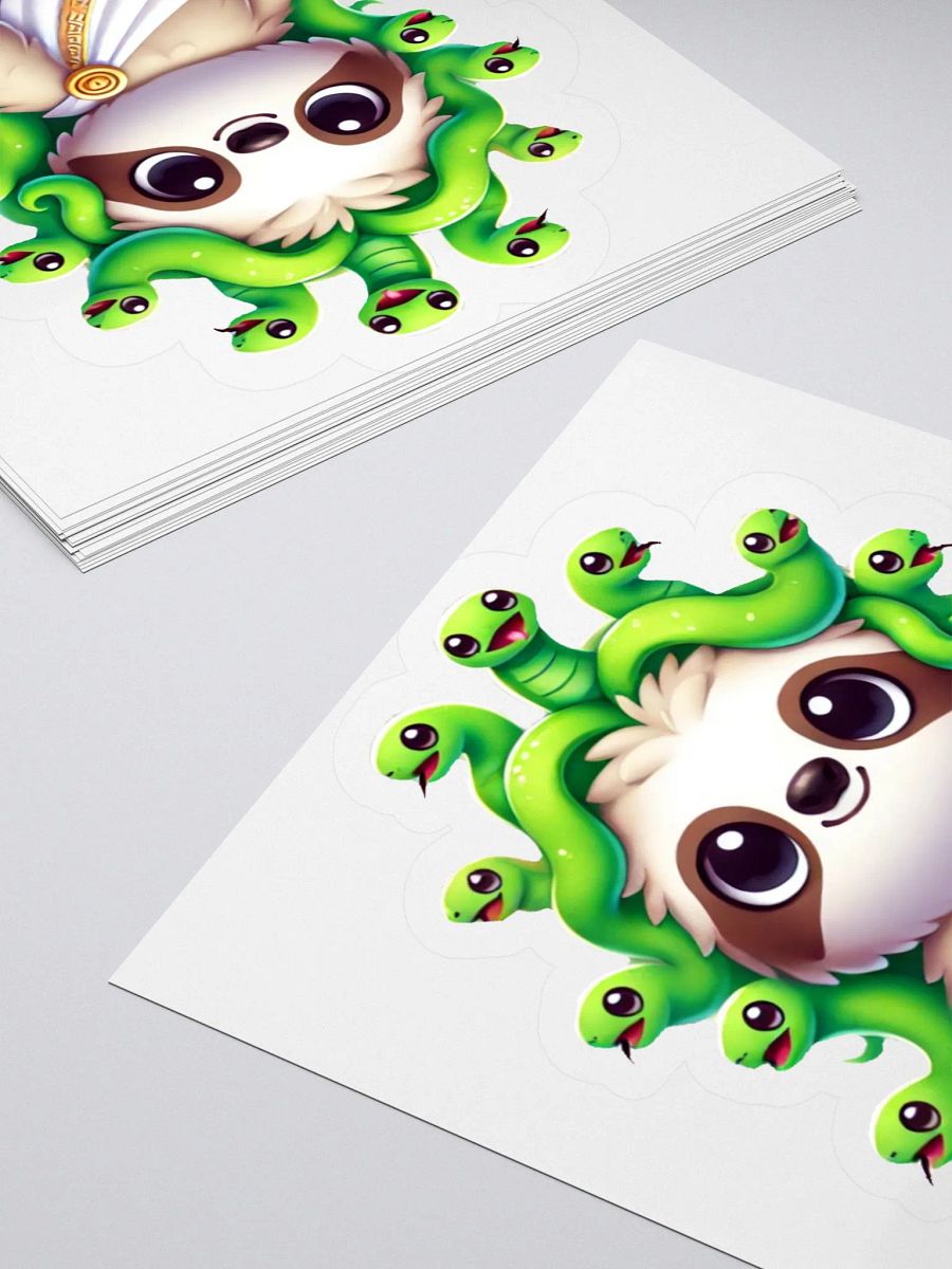 Medusa Sloth Sticker product image (4)