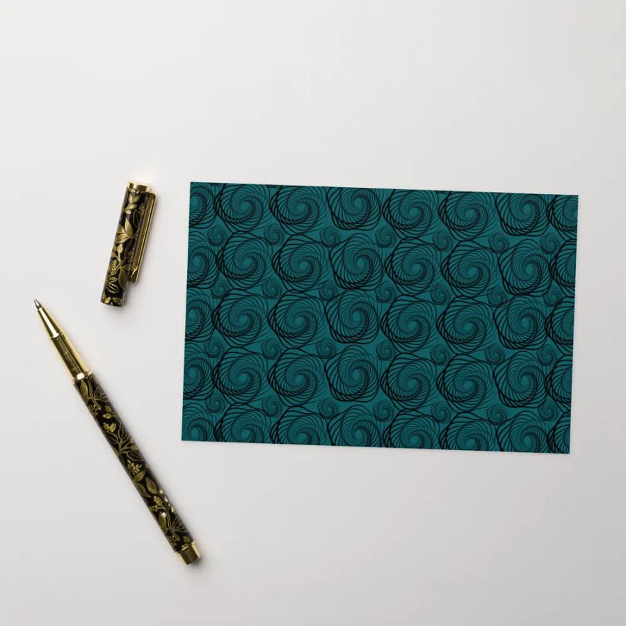 Vortex Swirls Greeting Card for mens birthdays and celebrations product image (10)