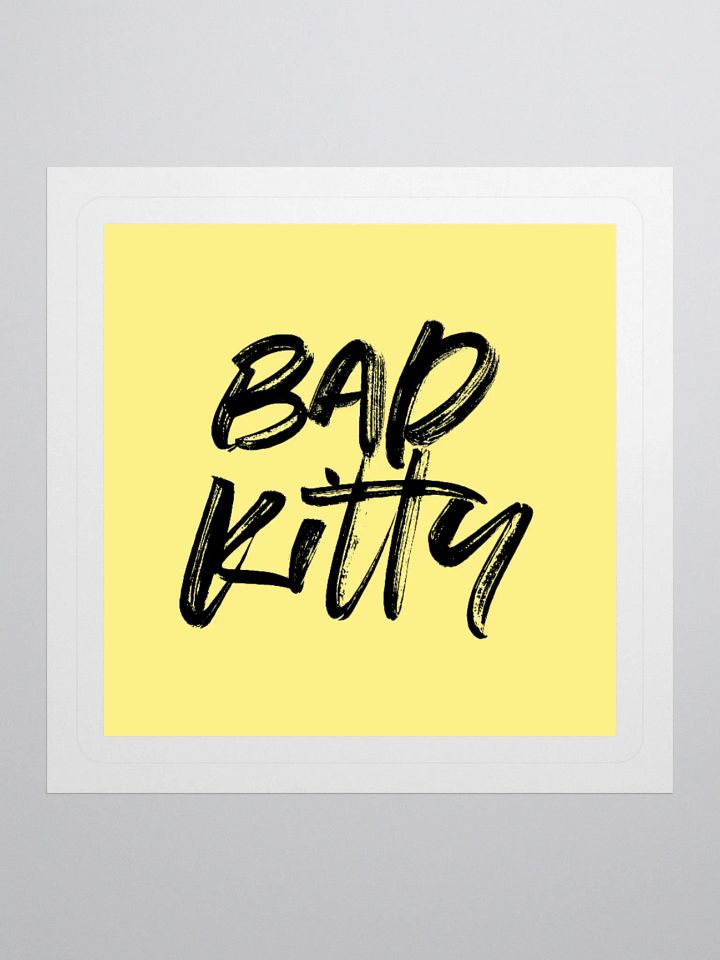Bad Kitty Sticker product image (1)