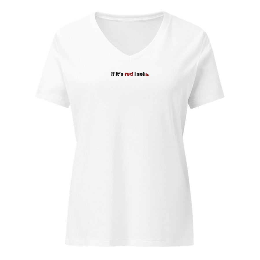 "if it's red i sell" V-Neck Tee product image (1)