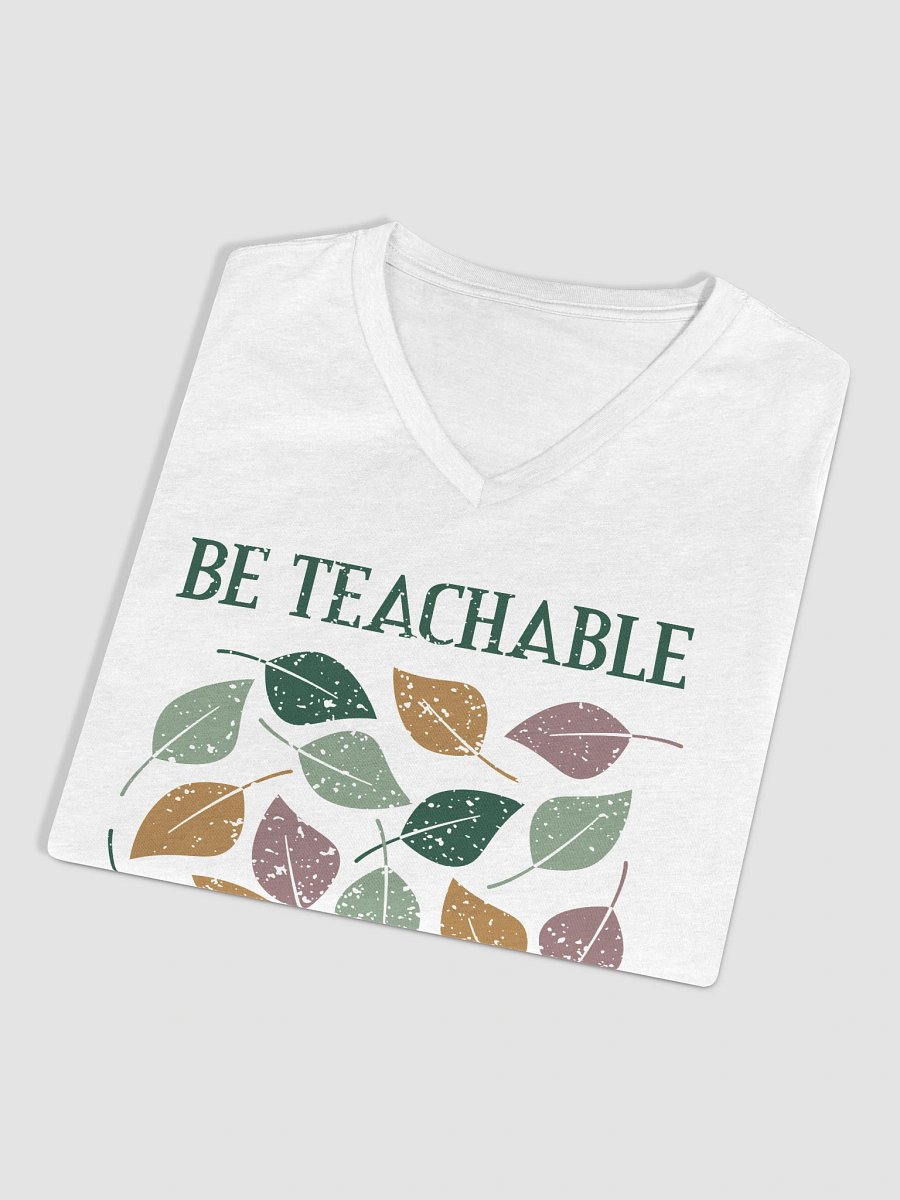 Be Teachable Women's Relaxed V-Neck Shirt product image (3)