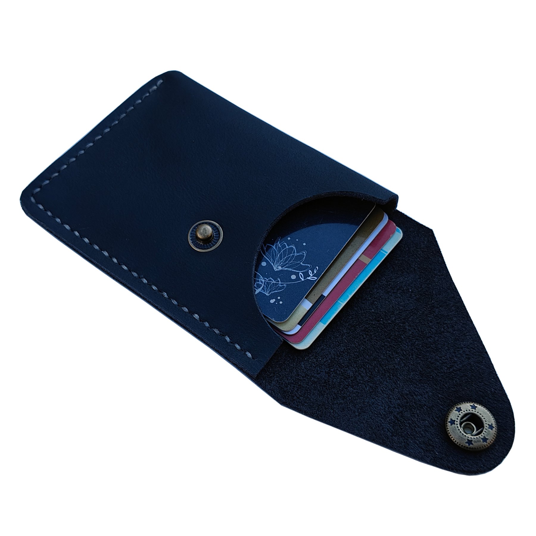 MEEBOY Handmade Slim Leather Business Card Holder, Minimalist Credit Card Wallet for Men and Women product image (9)