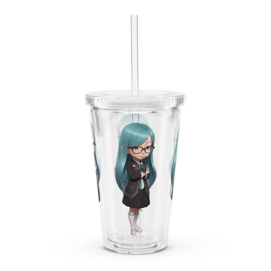 (Aqua CHIBI) K Clear Plastic Tumbler product image (3)