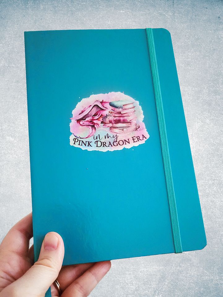 Elven Heartbound Notebook ~ "In my Pink Dragon Era" product image (1)