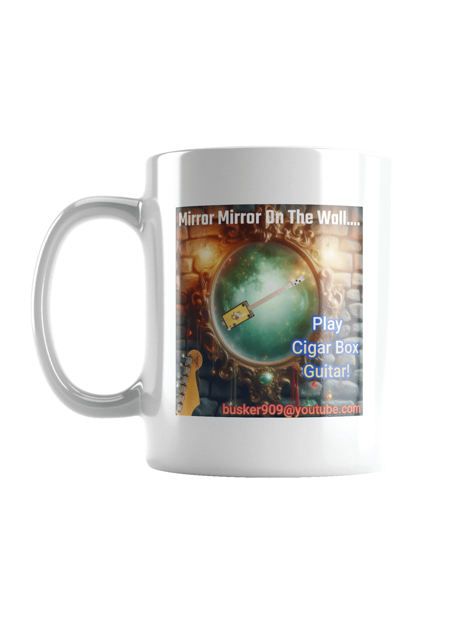 Mirror Mirror Mug: Cigar Box Guitar Edition product image (1)
