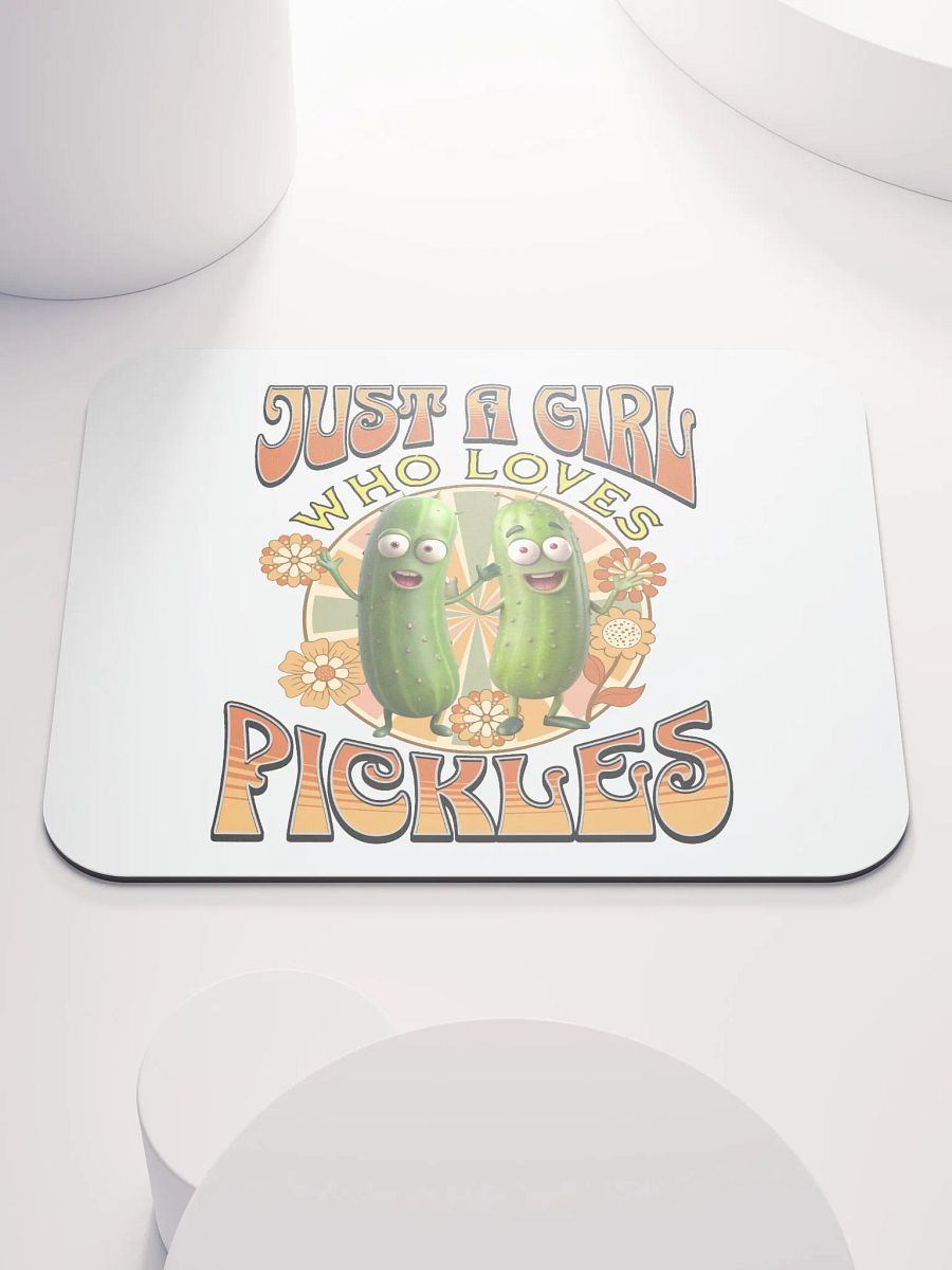 Just A Girl Who Loves Pickles Paradise Mouse Pad product image (2)