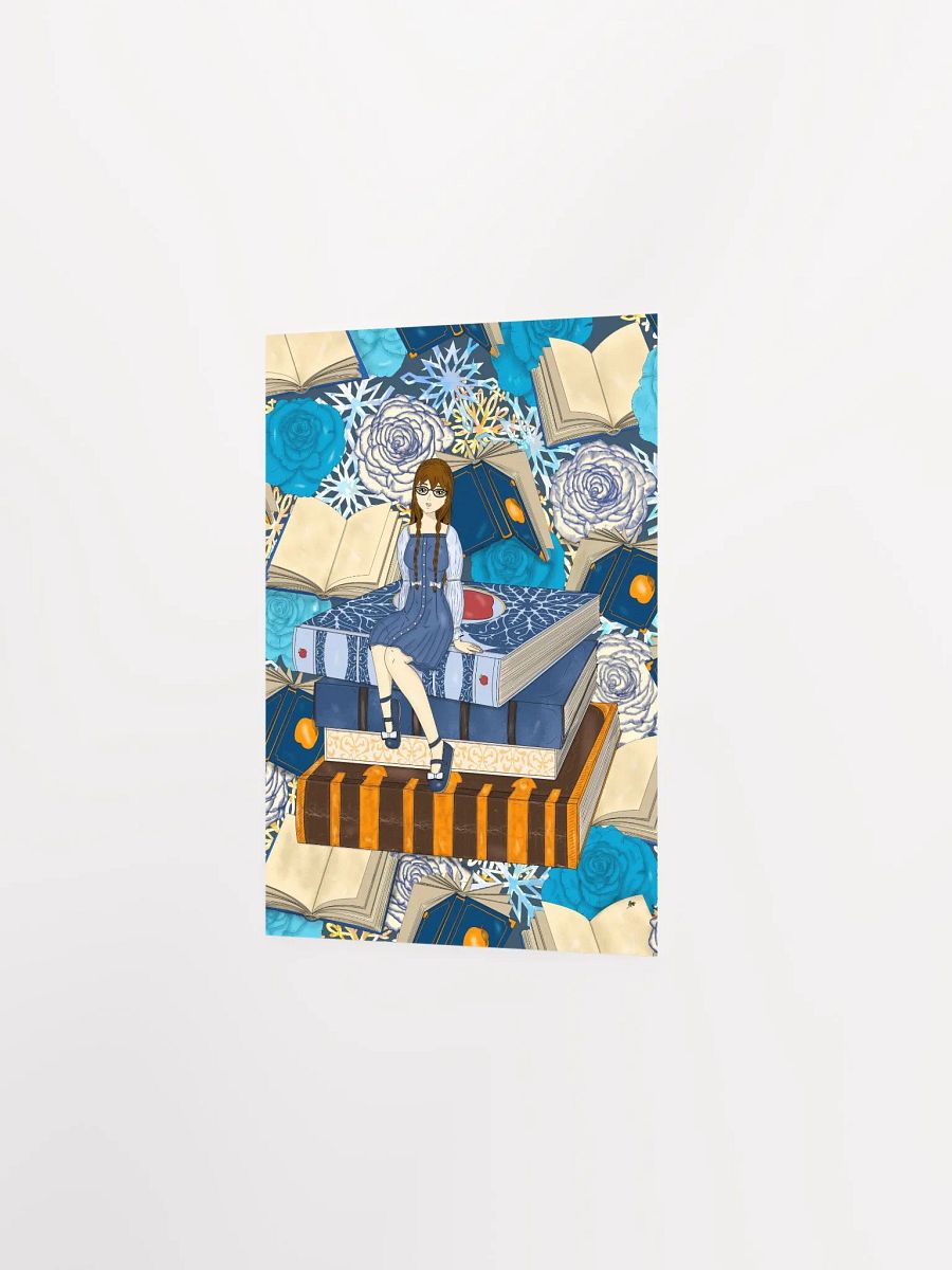 Whimsical Bookworm Poster product image (7)
