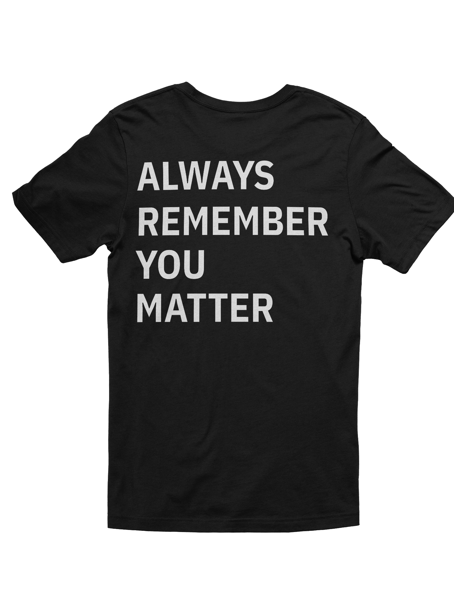 You Matter Tee Double Sided Black product image (2)
