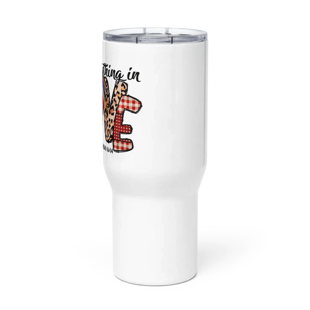 Do Everything in Love - Travel Mug w/ Handle product image (3)