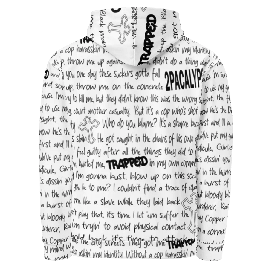 Trapped - 2Pac - WHITE - Unisex Hoodie product image (3)