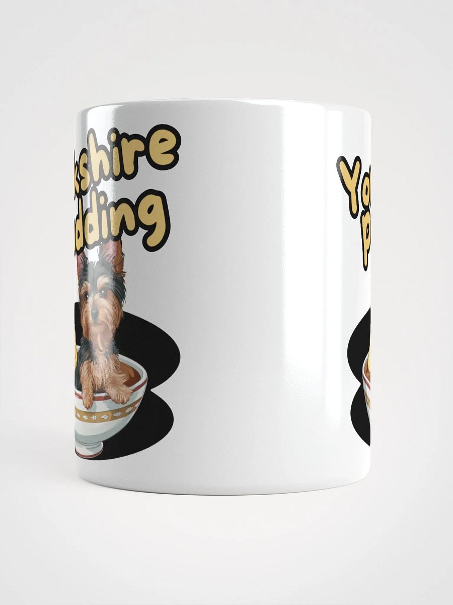 Adorable Yorkshire Pudding Ceramic Mug with Dog Design product image (5)
