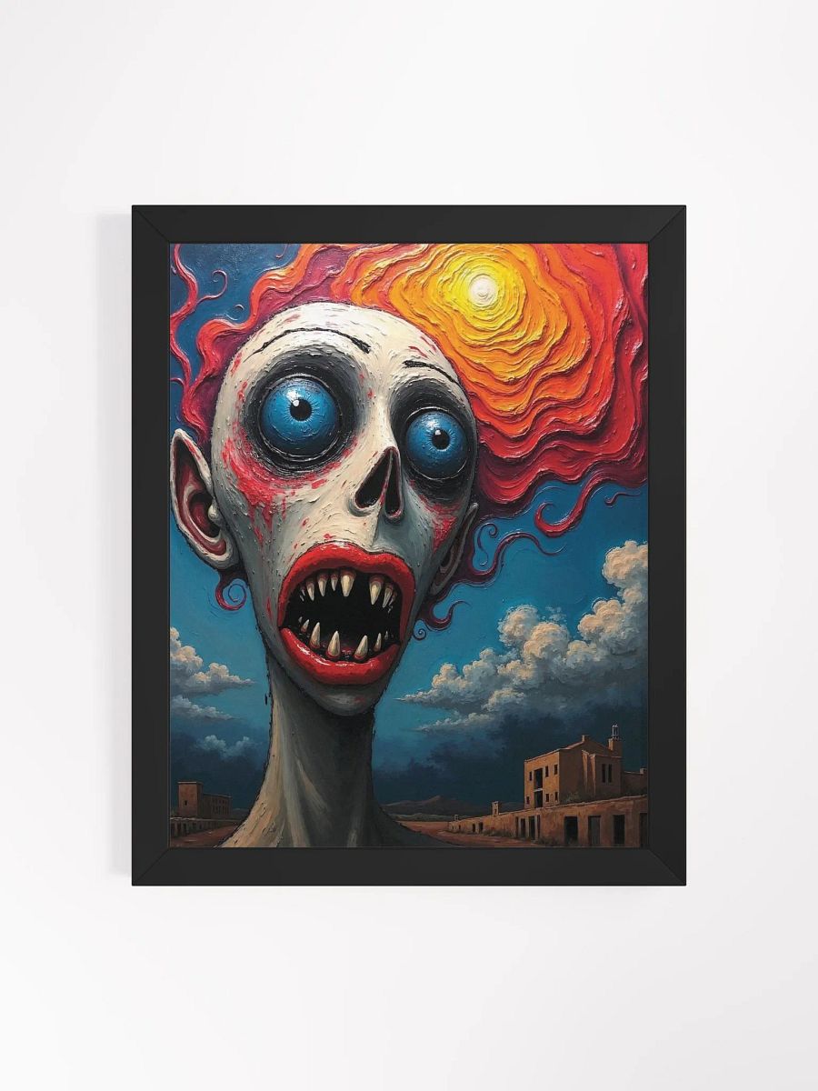 Fiery Sun Surreal Framed Print product image (21)