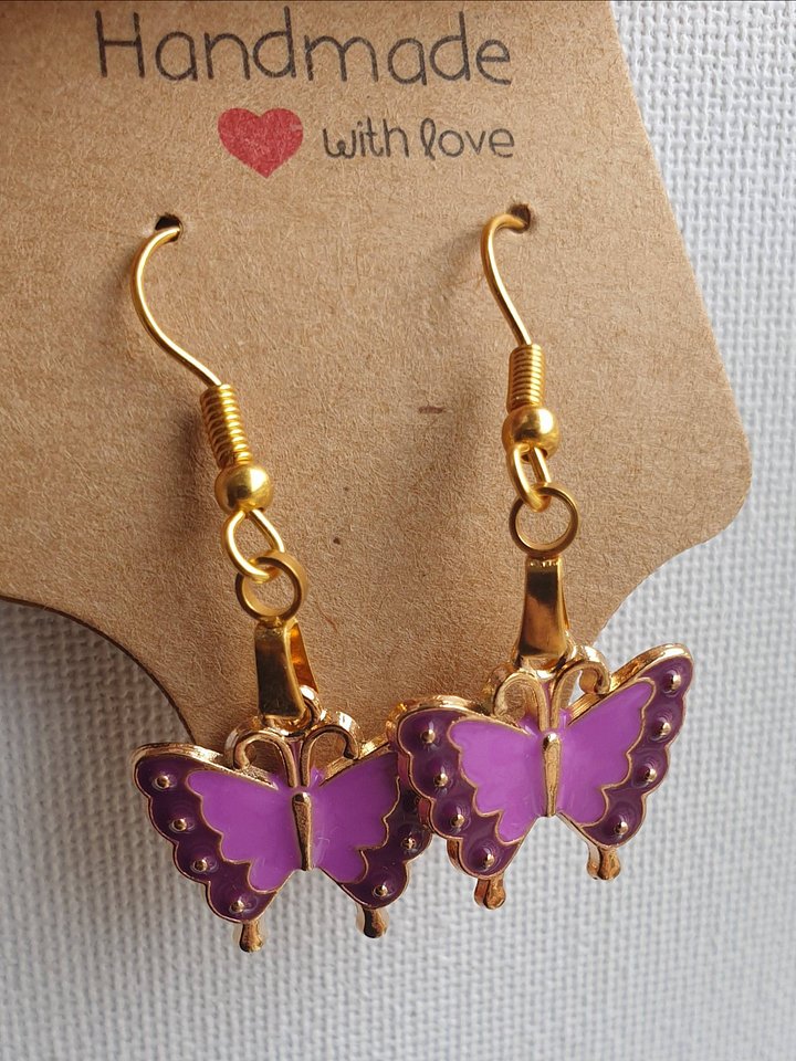 Butterfly earrings product image (1)