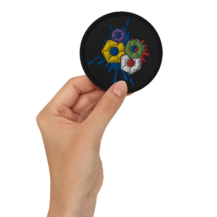 Pixel Splash Embroidered Patch product image (2)