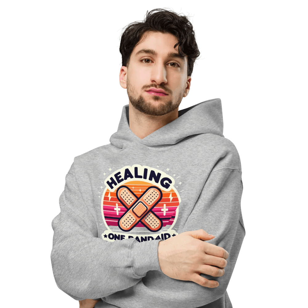 Healing One Band-Aid Unisex Hoodie product image (36)