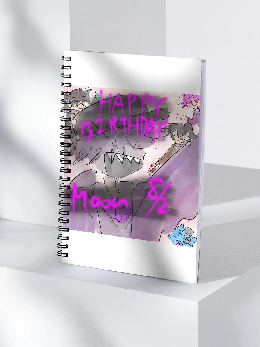 Happy Birthday Moon 2025 notebook product image (4)