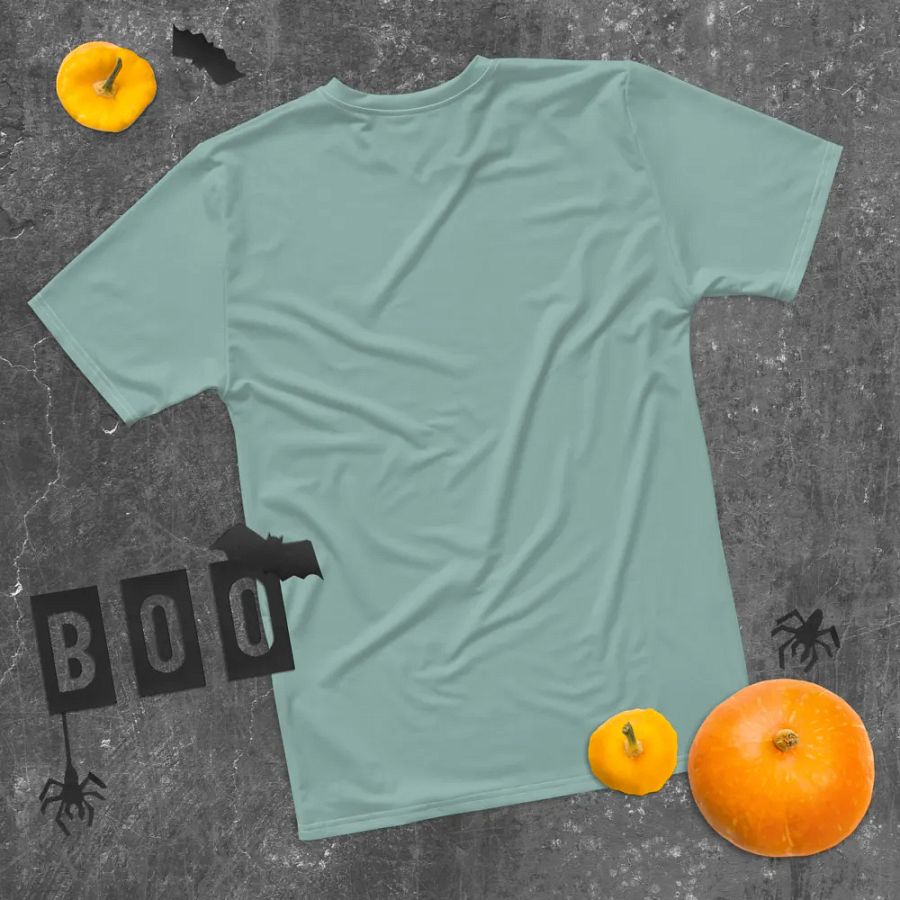 Plain Light Teal Green Soft Summer Men's Crewneck Polyester Heavyweight Premium T-Shirt by Treasure Pie product image (11)