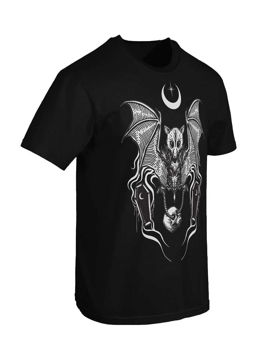 Gothic Bat and Skull Comfort Tee product image (7)