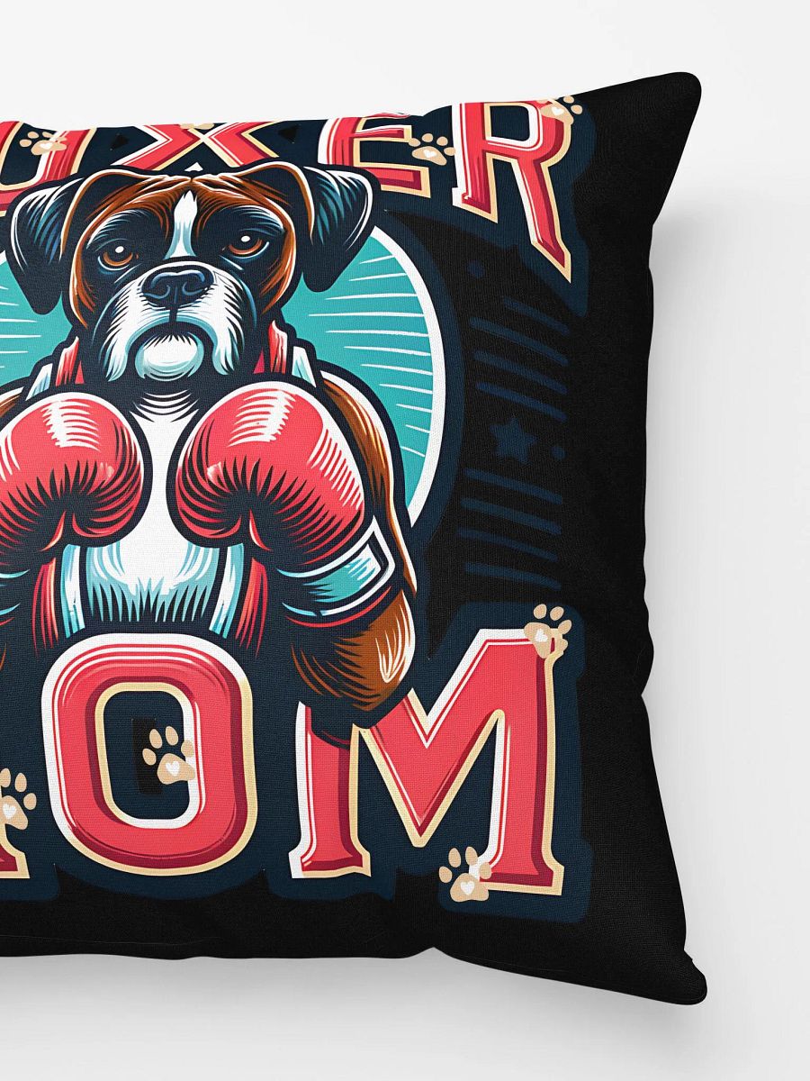 Boxer Mom Pillow: Boxer Dog with Boxing Gloves Design product image (3)