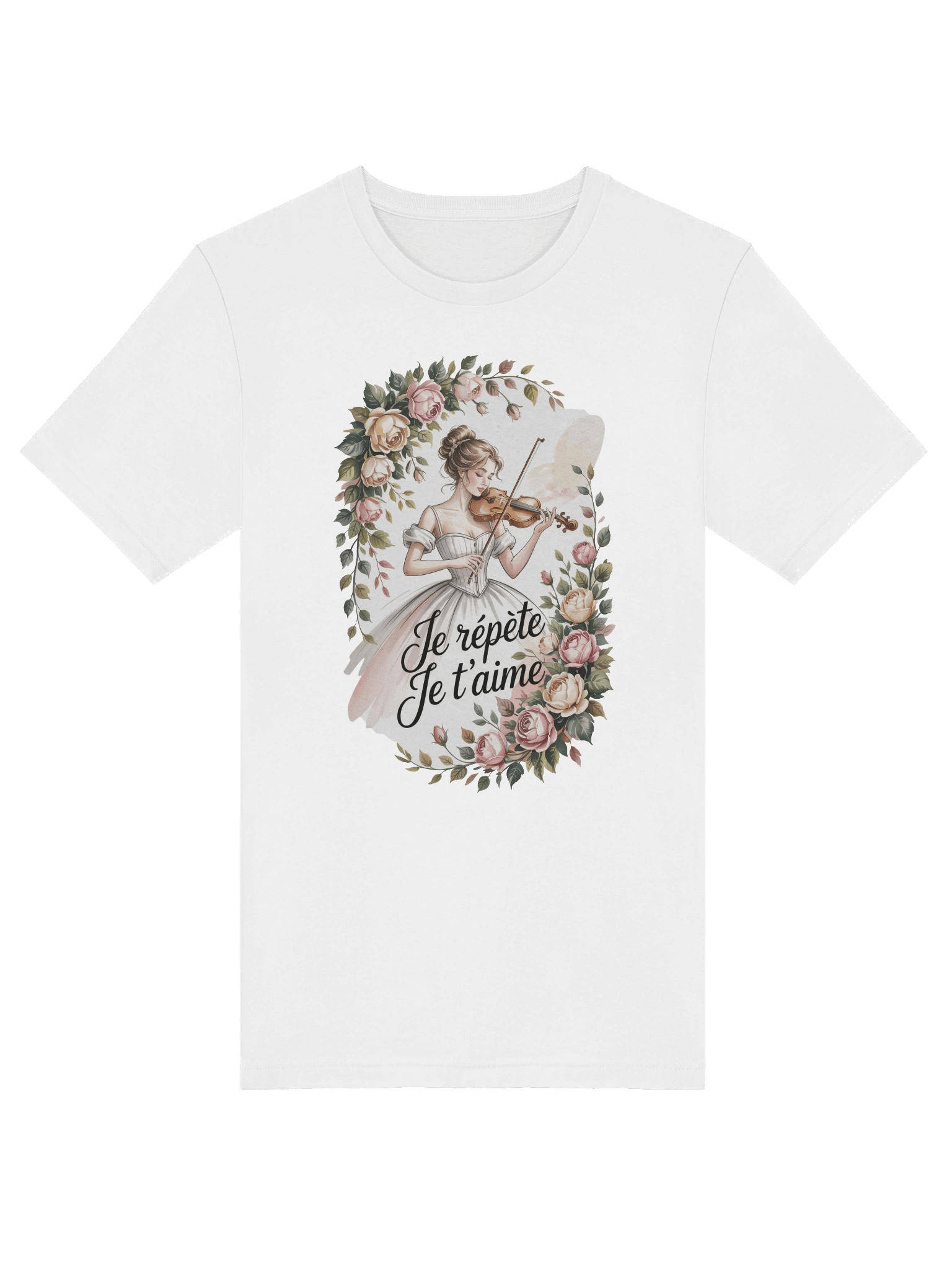 Je répète Je t'aime Floral T-Shirt product image (113)