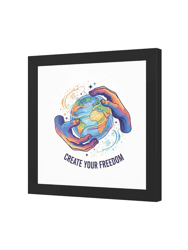 Freedom Globe Framed Poster product image (3)
