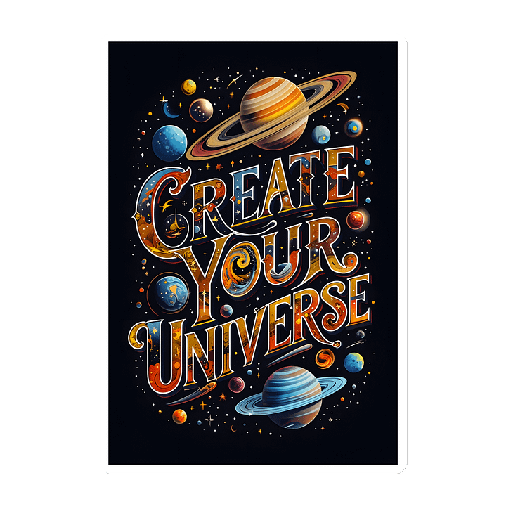 Create Your Universe Colour Burst Magnet product image (1)