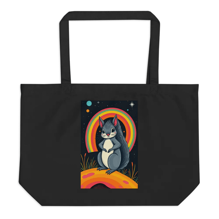 Cosmic Squirrel Organic Tote product image (1)