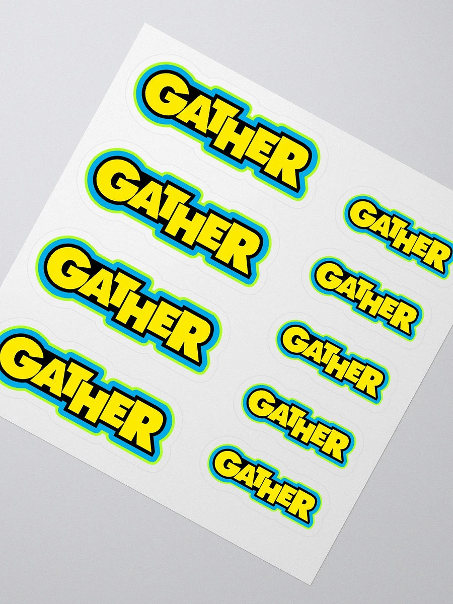 Gather Sticker Sheet product image (2)