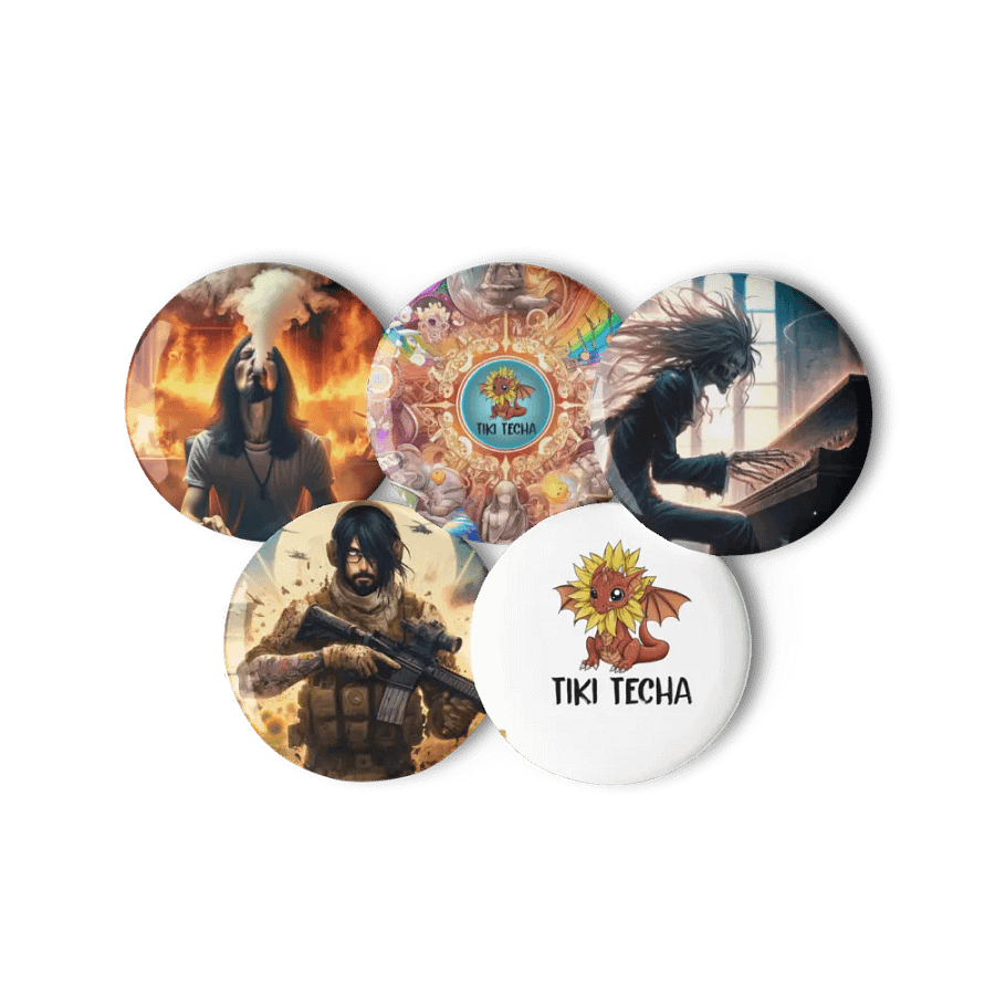TIKI TECHA - pins product image (11)