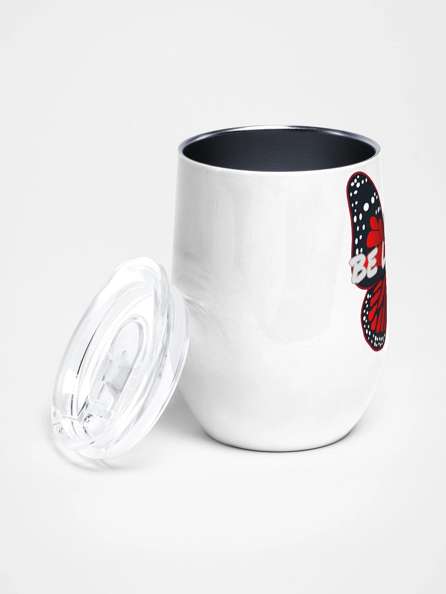 Be Lovely Butterfly Wine Tumbler product image (2)