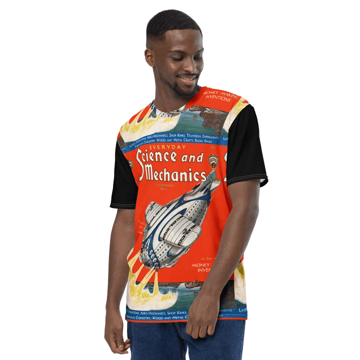 'Science and Mechanics' Vintage All-Over Print Tee product image (1)