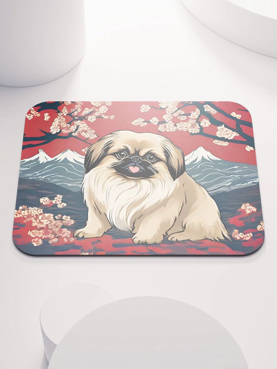 Pekingese Japanese Art Mouse Pad product image (3)