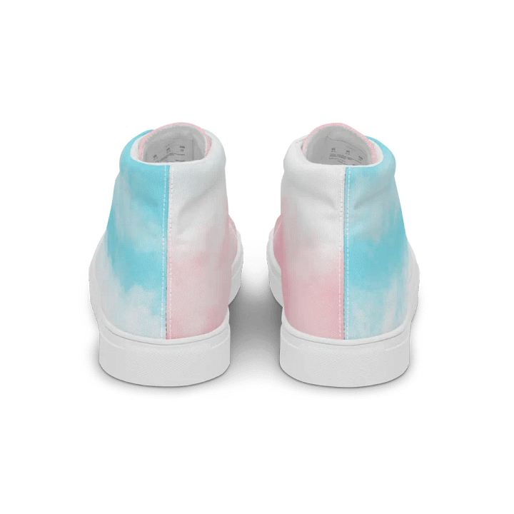 Woman's High-Top Sneakers (Cloudy Skies) product image (2)