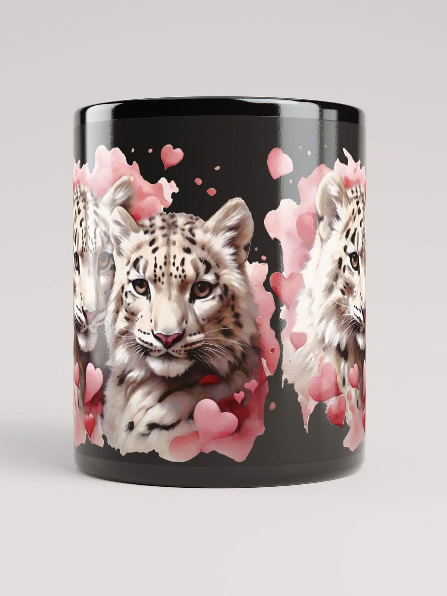 Snuggle Safari Coffee Mugs: Sip in Style with our Adorable Snow Leopards! 🐾💖 product image (9)