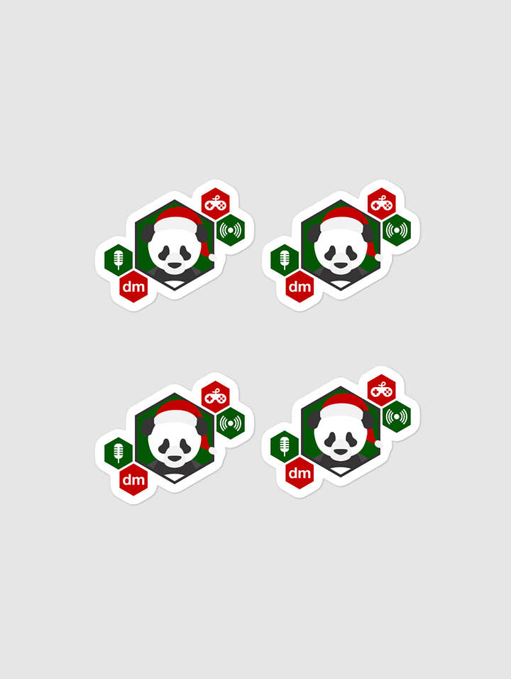 Christmas Panda Stickers product image (1)
