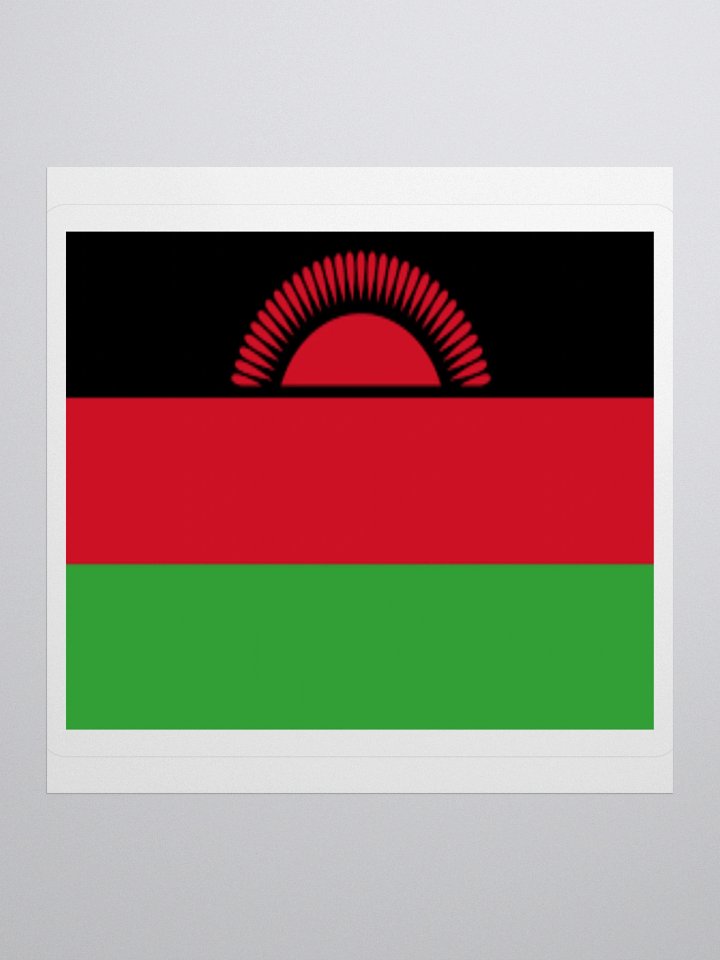 Exclusive Malawi Flag Sticker – High-Quality Vinyl for Indoor Use product image (3)