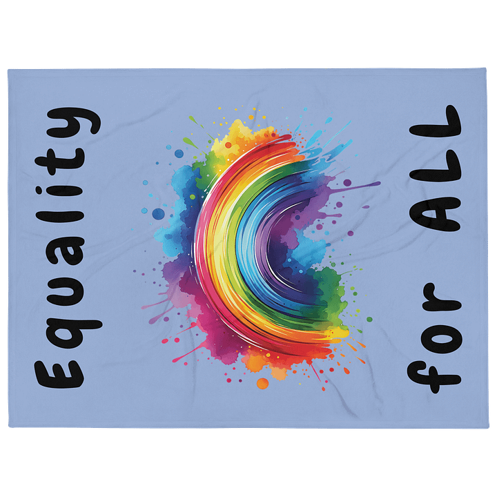 Equality for all Statement Piece Throw Blanket product image (1)