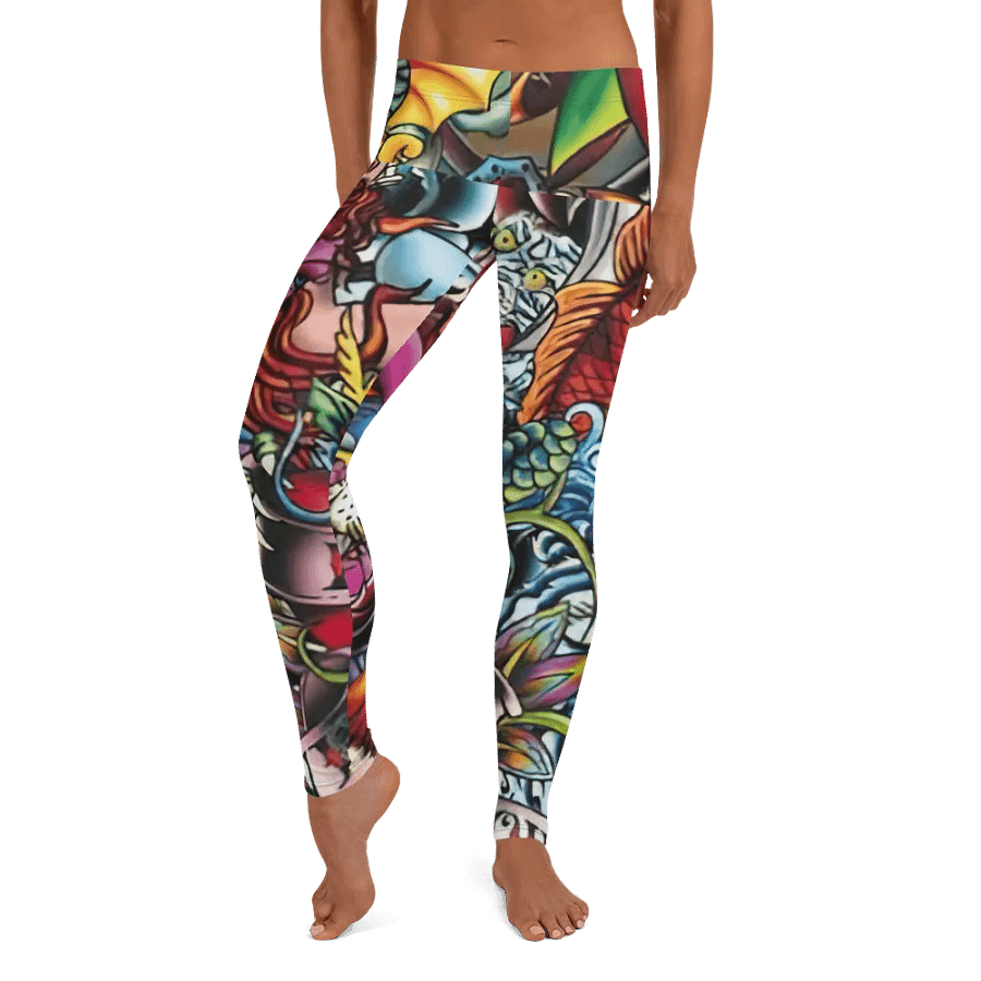 Inked Elegance All-Over Leggings product image (9)