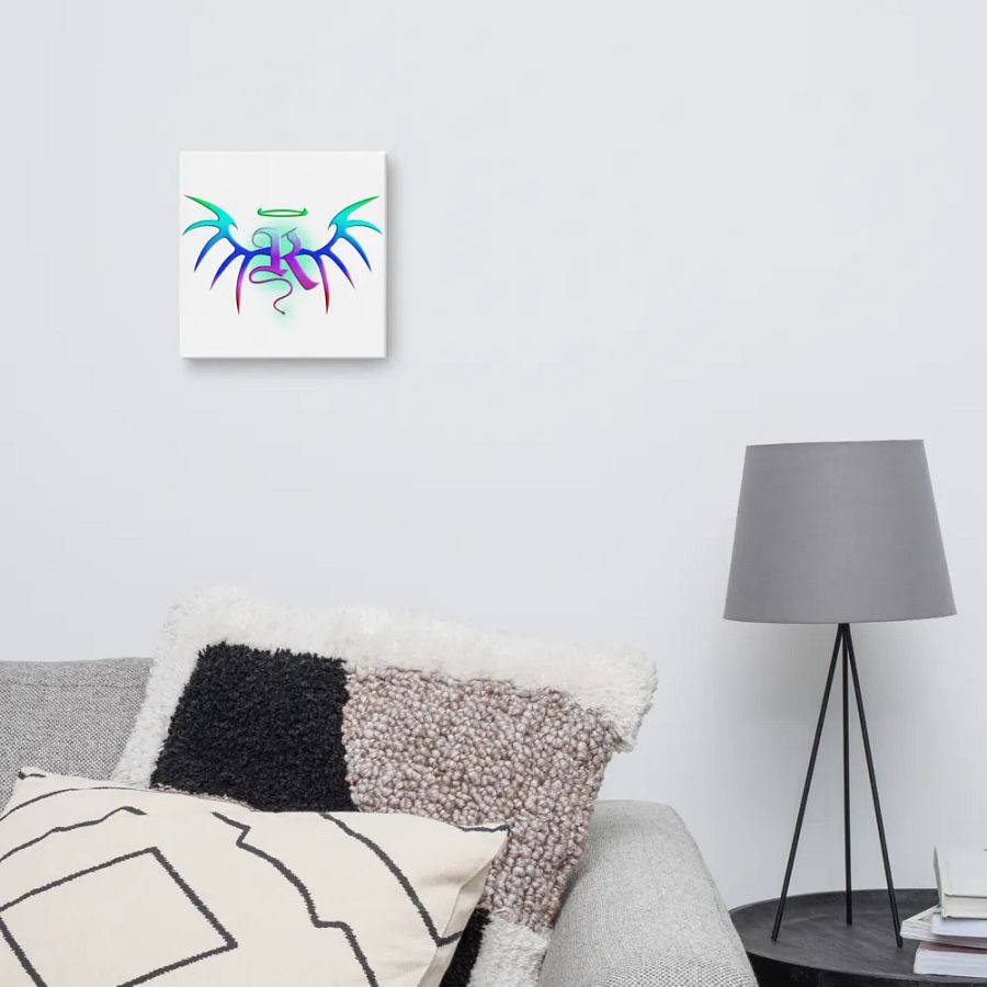 RafaZafar Logo Canvas Print (vaporwave) product image (10)