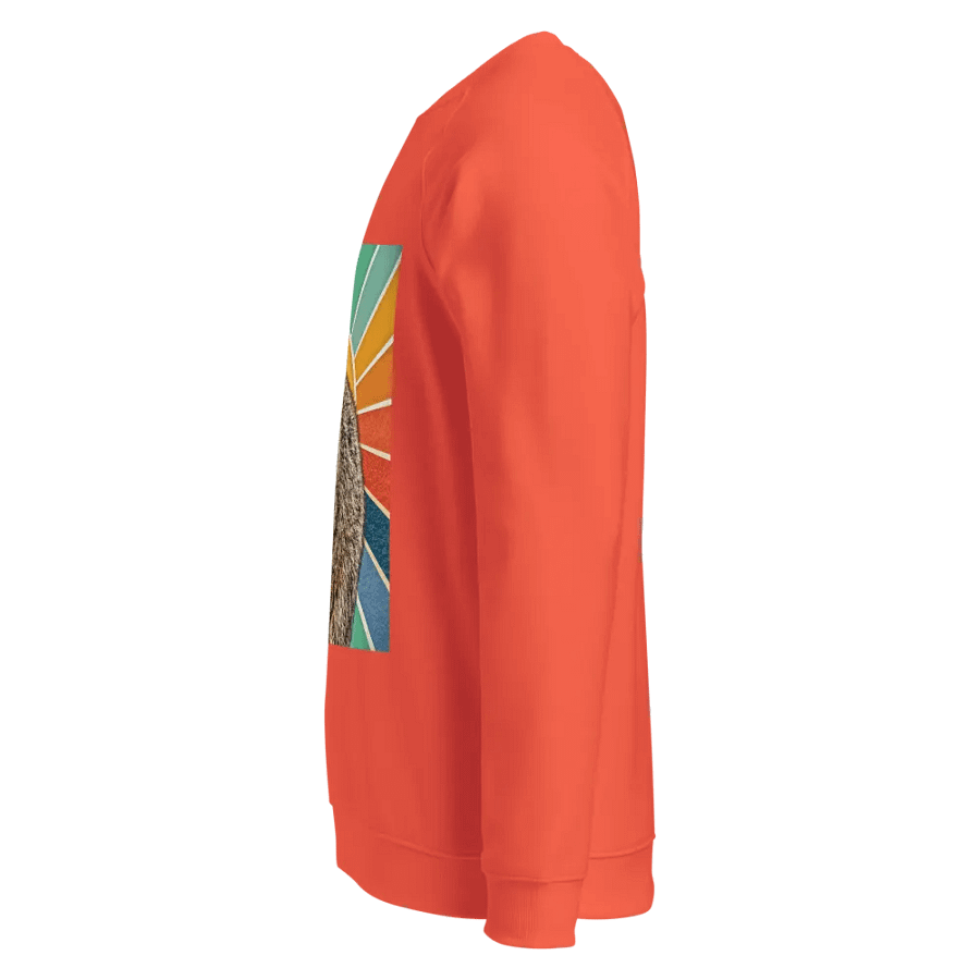 Sunburst Quokka Unisex Raglan Sweatshirt product image (15)