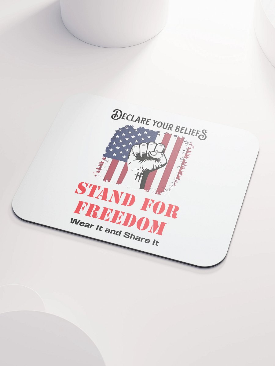 Stand for Freedom: Patriotic mouse pad product image (3)