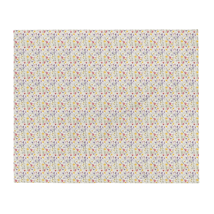 Purple Red & Yellow Flowers Blanket product image (1)
