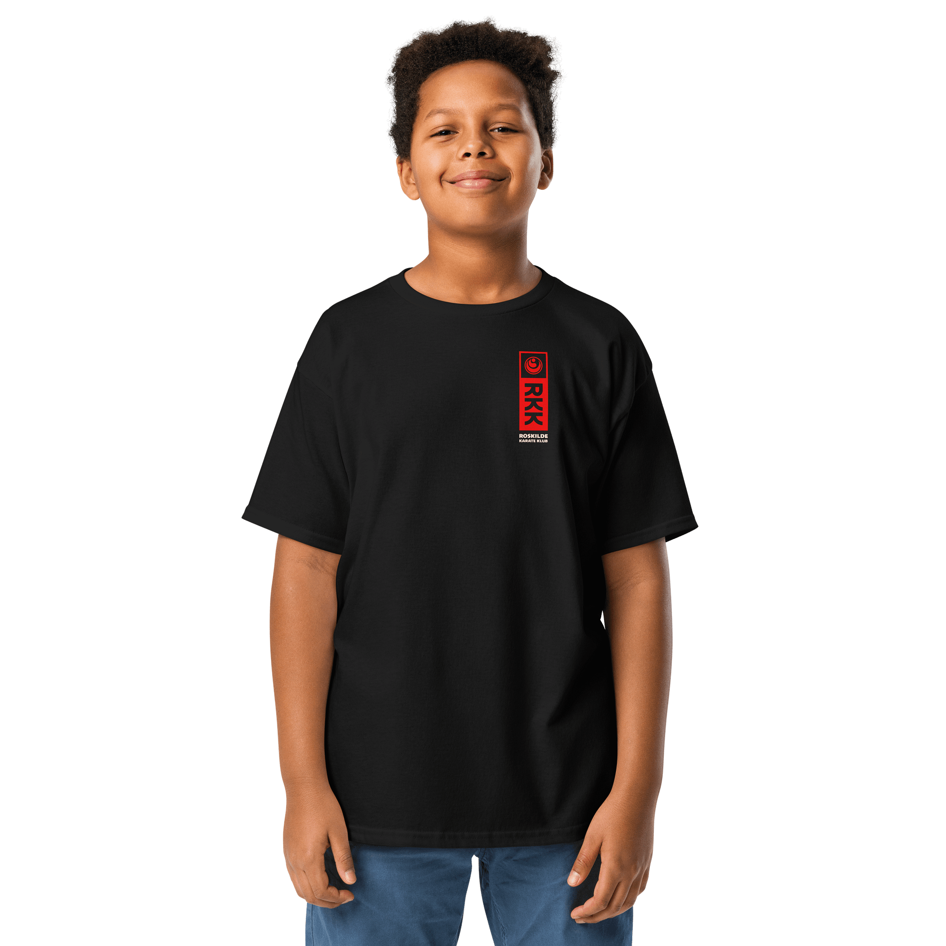 Black Youth Classic Tee, Unisex, RKK Logo product image (1)