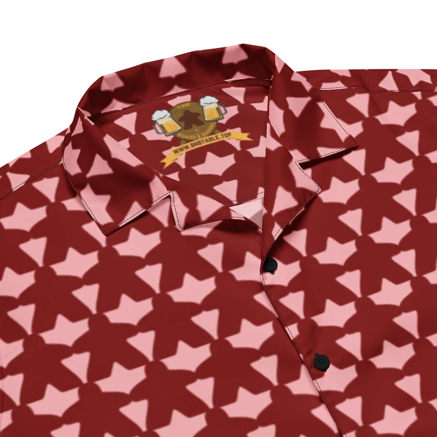 Meeple Hawaiian Shirt (Red) product image (3)