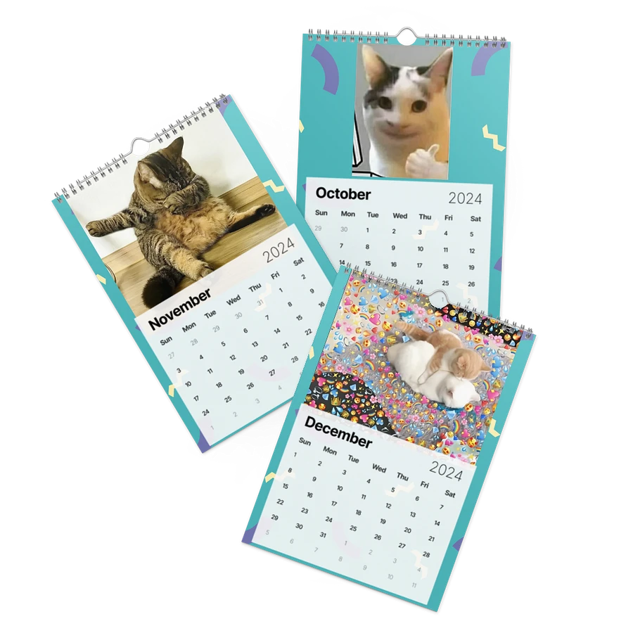 Wall Calendar (2024): Meme Cats product image (17)