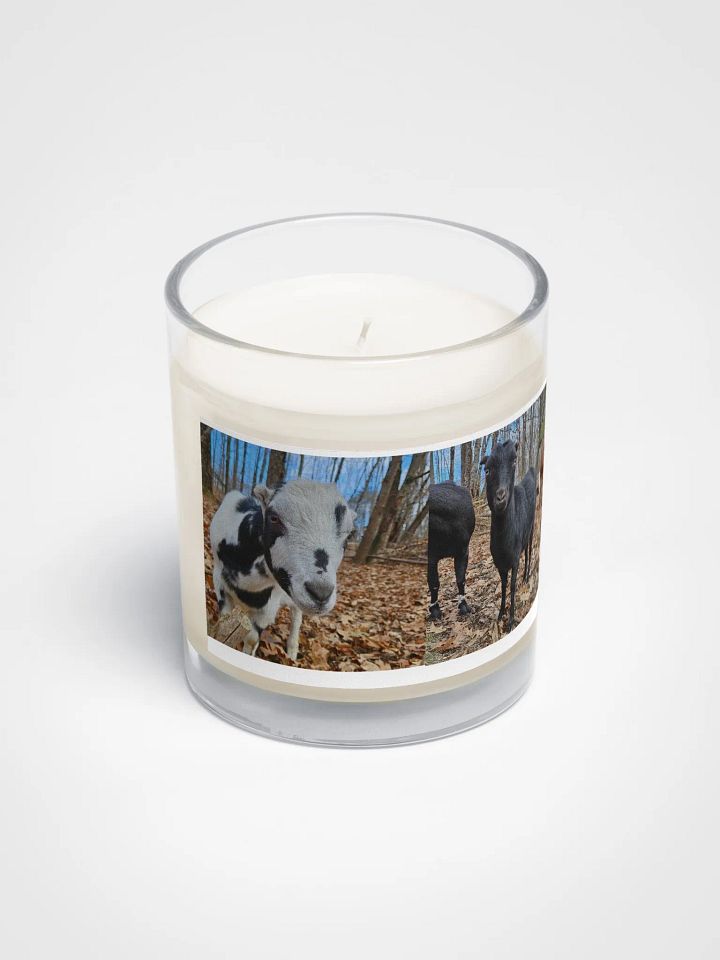 Gadget & Nessie goats candle product image (1)