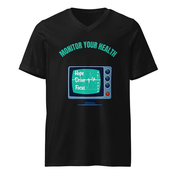 Heartbeat Monitor V-Neck Tee product image (1)